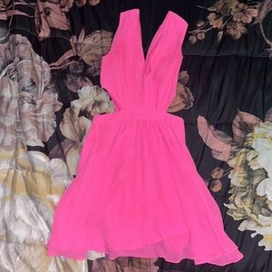 Pink party dress